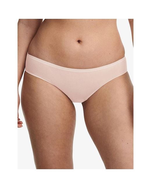 Chantelle Natural Soft Stretch Seamless One-Size Brazilian Briefs