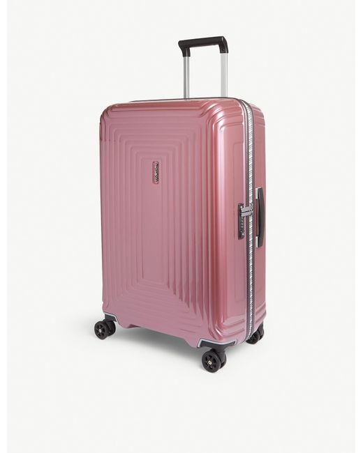 Samsonite Pink Neopulse Spinner Four-wheel Suitcase 69cm