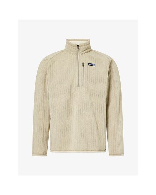 Patagonia Natural Better Sweater 1/4-Zip Fleece Pullover for men