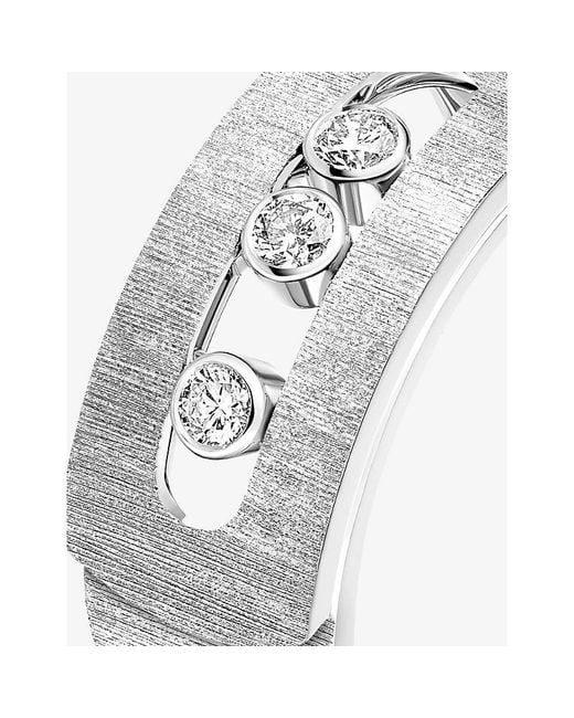 Messika White Move Noa 18Ct And 0.12Ctdiamond Ring