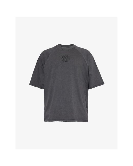 GYMSHARK Gray Premium Legacy Short-sleeve Cotton-jersey T-shirt for men