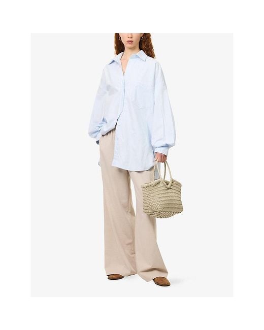Dissh Natural Vianna Elasticated Woven Trousers