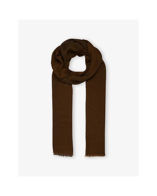 eem Brown Ombre Print Modal Scarf