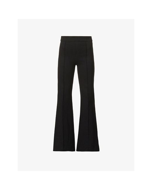 Spanx Black Supersmooth Perfectfit Ponte Flare Trousers