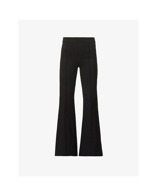 Spanx Black Supersmooth Perfectfit Ponte Flare Trousers