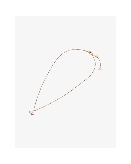 BVLGARI Metallic Divas' Dream Mini 18Ct Rose- And Mother-Of-Pearl Necklace