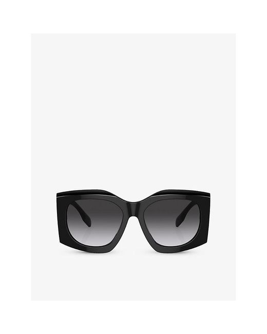 Burberry Black Be4388u Madeline Cat-eye-frame Acetate Sunglasses