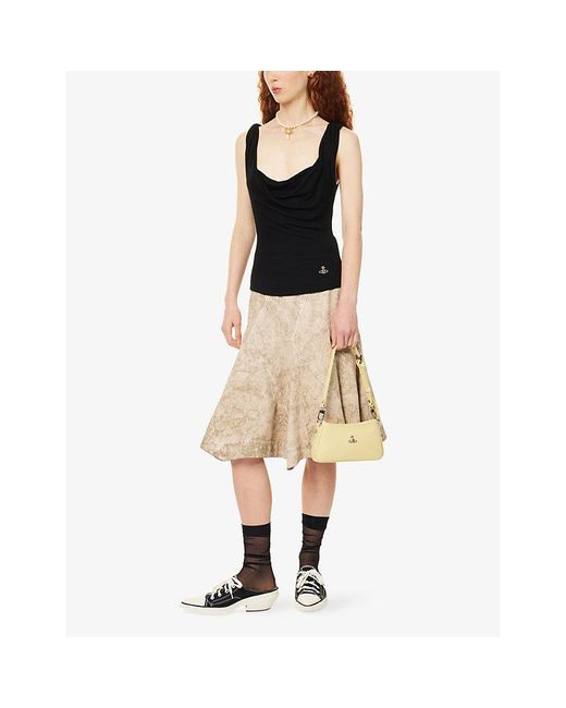 Vivienne Westwood Black Anna Cowl-Neck Knit Top