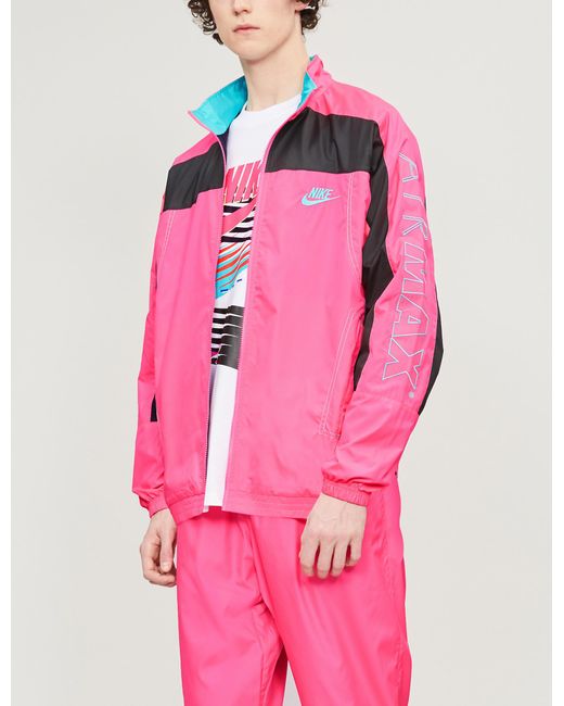 Nike Pink Atmos Vintage Patchwork Track Jacket for men