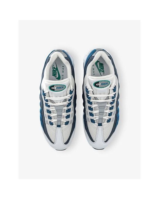 Nike Blue Air Max 95 Zip Woven Trainers for men