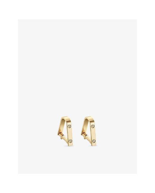 Cartier Metallic Love 18Ct Cufflinks for men