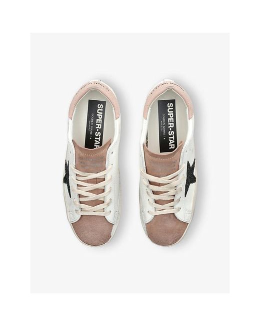 Golden Goose Deluxe Brand White Super Star 12170 Leather Low-Top Trainers