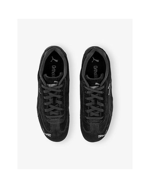PUMA Black Speedcat Og Suede Trainers for men