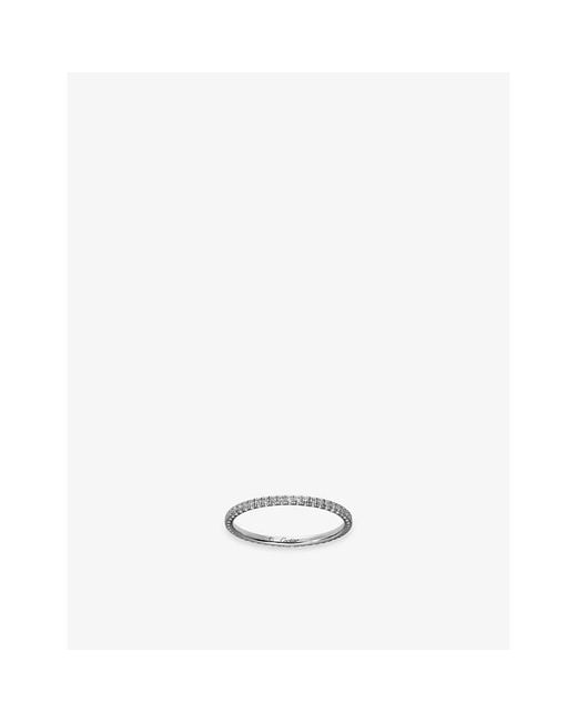 Cartier White Étincelle De 18Ct- And 0.22Ct Round-Cut Diamond Ring