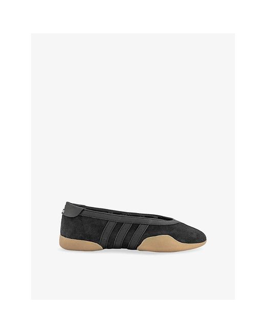 Adidas Black Taekwondo Mei Leather Ballet Flats