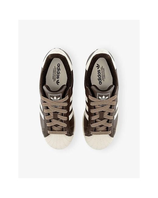 Adidas Multicolor Superstar Ii Leather Trainers