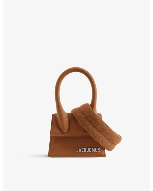 Jacquemus Le Chiquito Leather Top-handle Bag in Brown for Men | Lyst UK