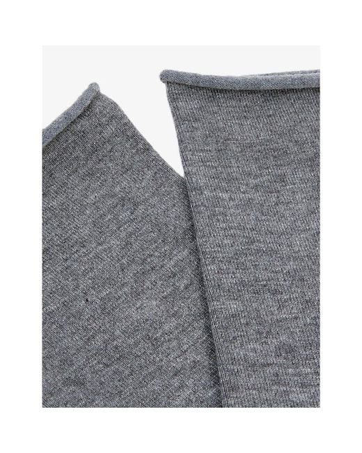 Falke Gray Active Breeze Stretch-Lyocell-Blend Socks