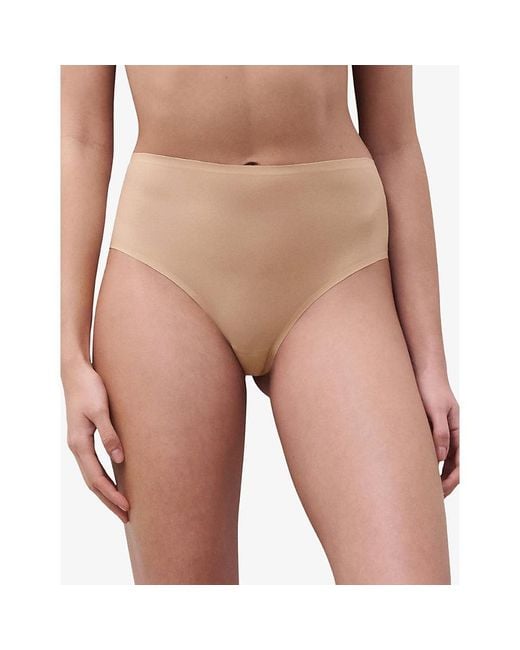 Chantelle Brown Soft Stretch Seamless One-Size High Waisted String