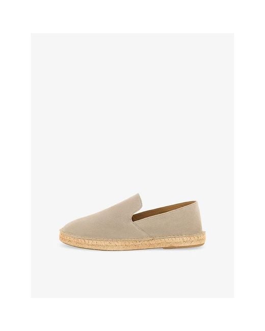 Boggi Natural Tellin Slip-On Suede Espadrilles for men