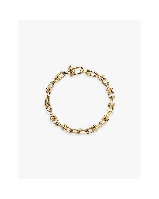 Tiffany & Co Metallic Tiffany Hardwear 18Ct Link Bracelet