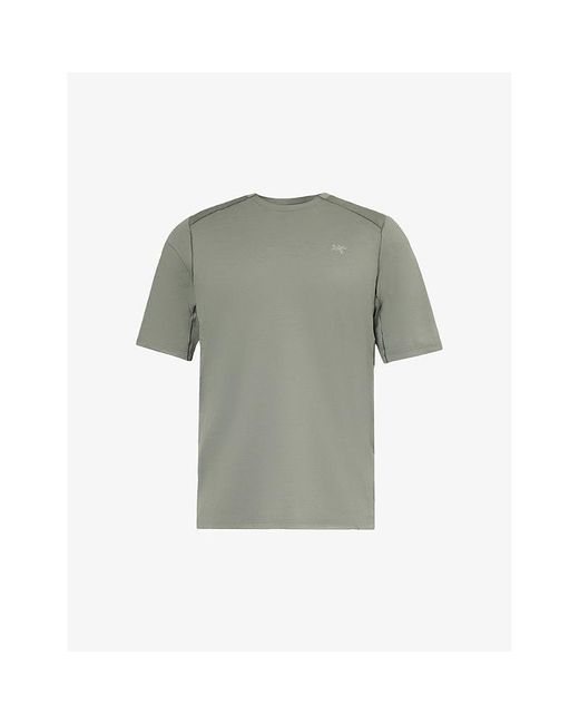Arc'teryx Gray Cormac Brand-print Regular-fit Woven T-shirt for men