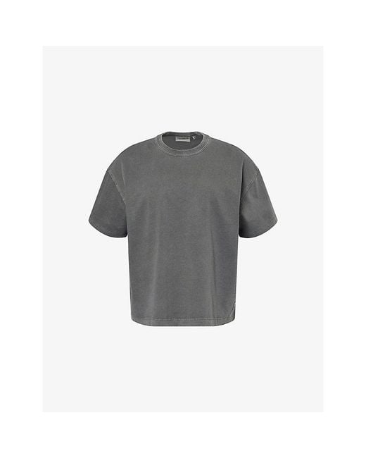 Carhartt Gray Torion Logo-Print Cotton T-Shirt