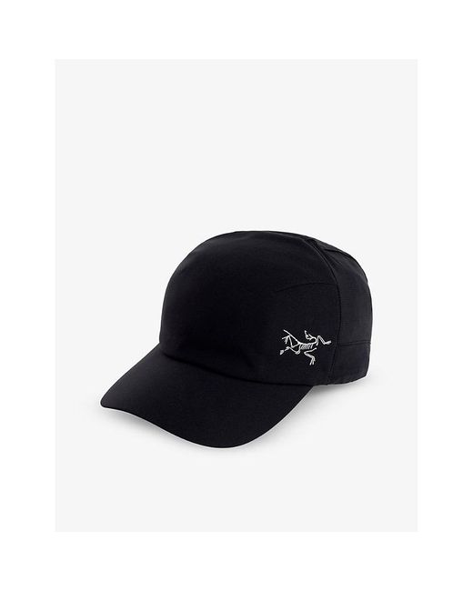 Arc'teryx Black Calvus Brand-print Woven Baseball Cap for men