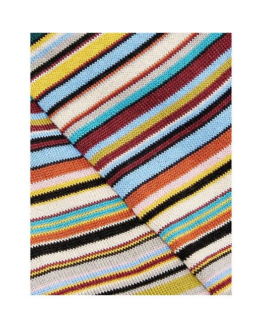 Paul Smith Multicolor Signature Stripe-pattern Cotton-blend Knitted Socks for men