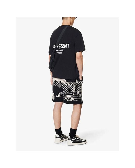 Represent Blue Owners' Club Graphic-Print Relaxed-Fit Cotton-Jersey T-Shirt for men