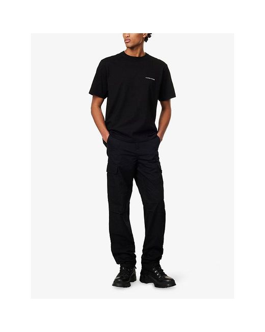 Canada Goose Black Novo Graphic-Print Cotton-Jersey T-Shirt for men