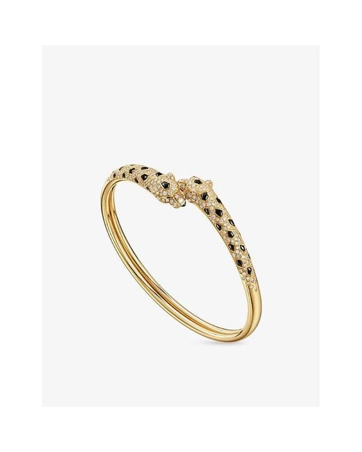 Cartier Metallic Panthère De 18Ct- 1.65Ct Onyx, Emerald And 1.65Ct Brilliant-Cut Diamond Bracelet