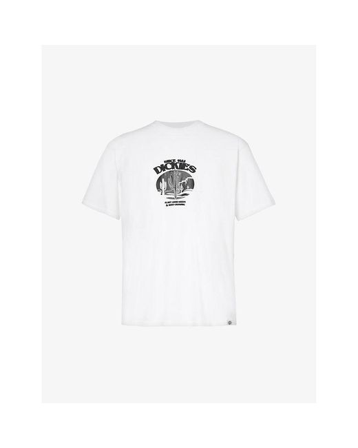 Dickies White Timberville Branded-print Cotton-jersey T-shirt Xx for men