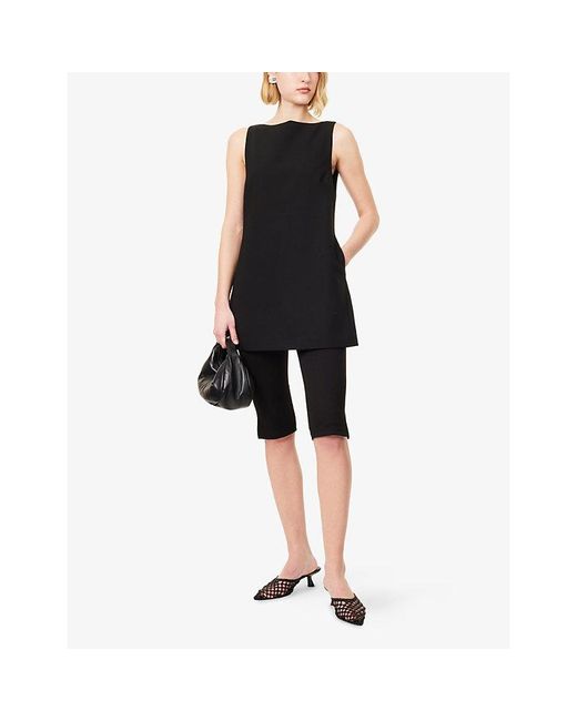 black versace dress Kara Knit Sleeveless Midi Dress in Black By DISSH