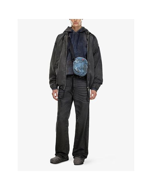 DIESEL Black 2080 D-Reel Joggjeans 09J75 Relaxed Stretch-Denim Jeans for men