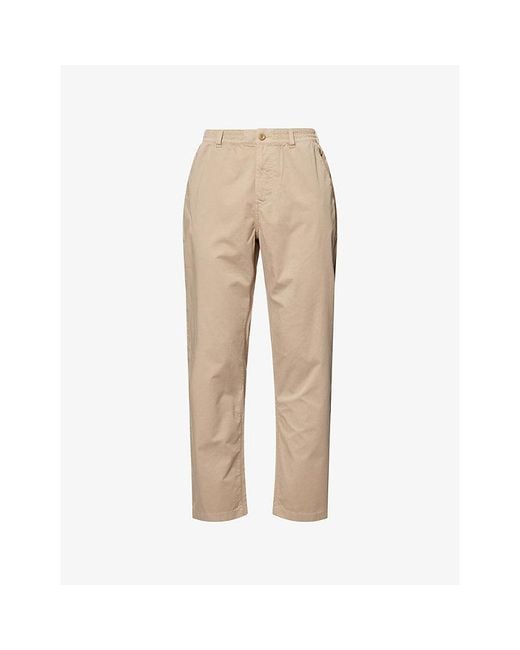 PAIGE Natural Eberton Cotton Trousers for men
