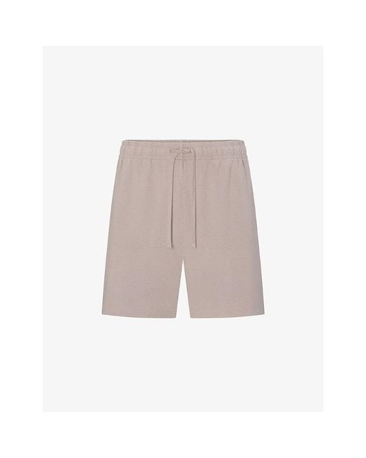 Skims Gray Jersey Lounge Straight-Leg Stretch-Jersey Trousers for men