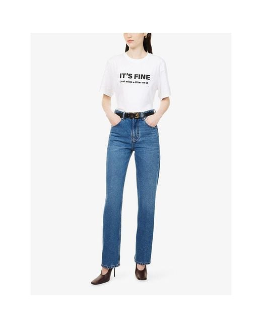 Victoria Beckham Blue Vb P Julia Jean
