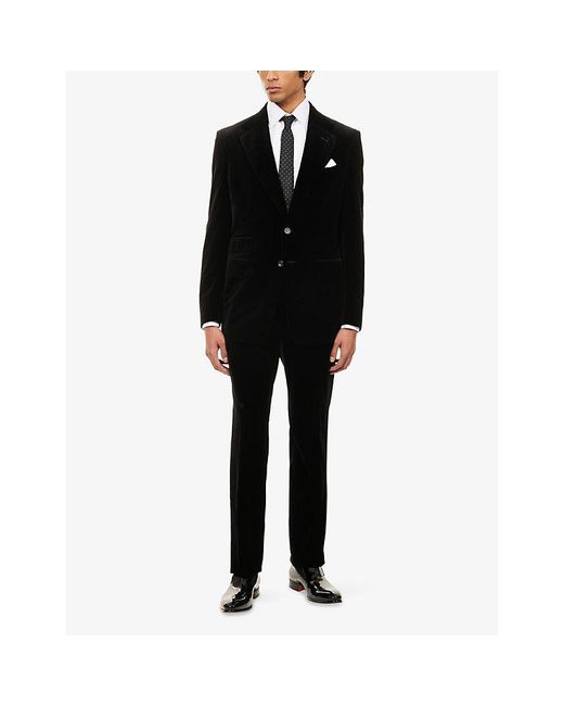 Tom Ford White Classic Pleated Cotton Evening Shirt for men