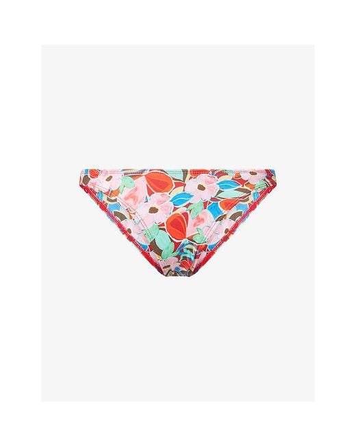Away That Day White Maui Bikini Bottoms