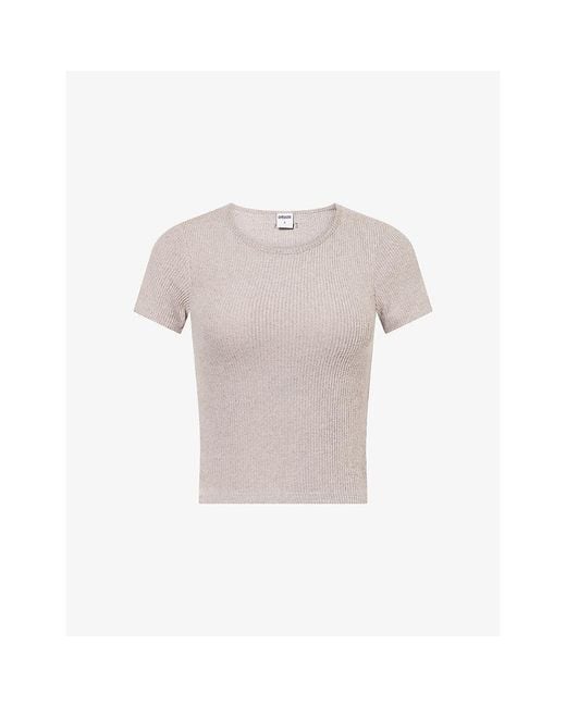 GYMSHARK Multicolor Supersoft Ribbed Stretch-Woven T-Shirt