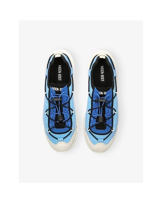 Moon Boot Blue Moonlight Knitted Trainers for men