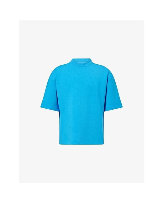 Nike Blue 24.7 Impossiblysoft Dri-Fit Short-Sleeve Jersey T-Shirt for men