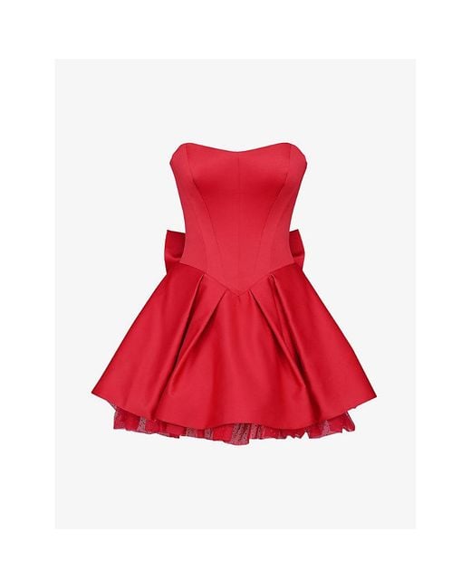 floral print mini dress for women Axelle floral-print mini dress