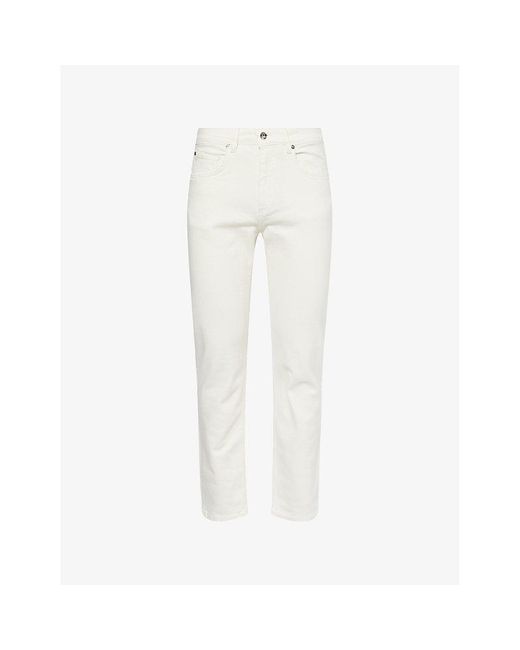 Vingt Quatre White Hardy Straight-Fit Denim Jeans for men