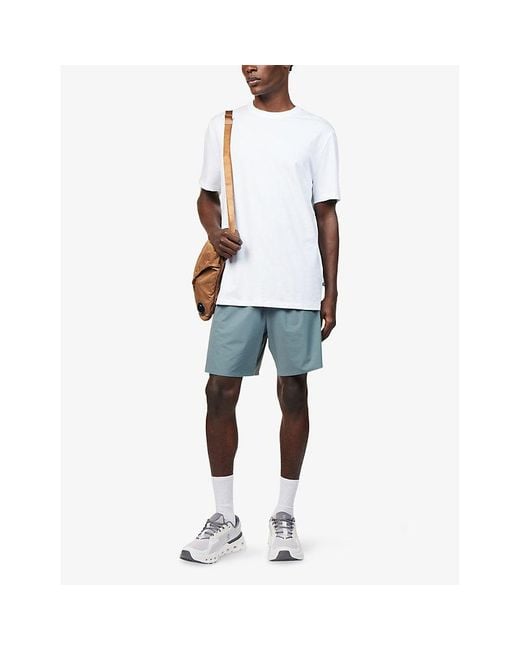 On Shoes White Focus T Short-Sleeve Cott-Jersey T-Shirt for men