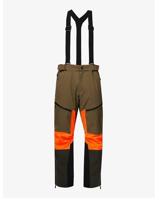 3 MONCLER GRENOBLE Relaxed-fit Flared-leg Mid-rise Shell Ski Trouser ...