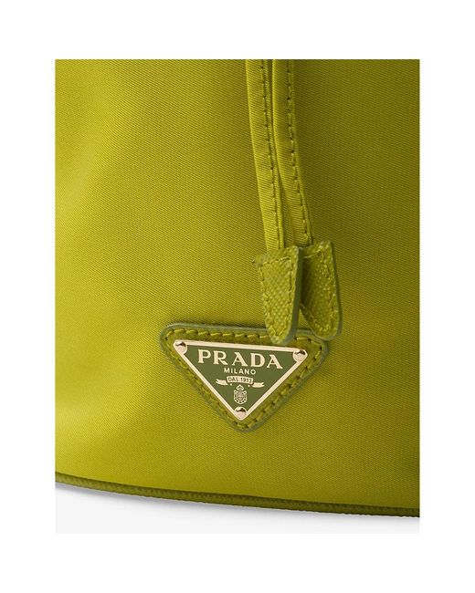 Prada Green Re-edition 1978 Re-nylon Mini Recycled-polyamide Bucket Bag
