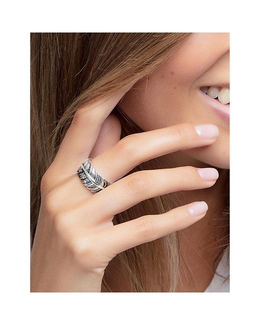 Thomas Sabo Black Feather Sterling- Ring for men