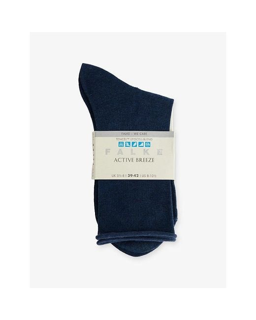 Falke Blue Active Breeze Stretch-Lyocell-Blend Socks